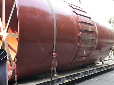 拉法基豪瑞水泥客戶(hù)Φ4×6.84m回轉(zhuǎn)窯筒體