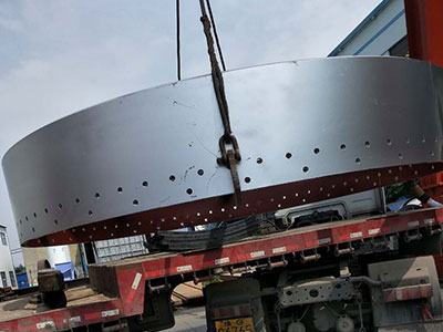 臺(tái)泥水泥客戶(hù)Φ4.8×850mm回轉(zhuǎn)窯筒體