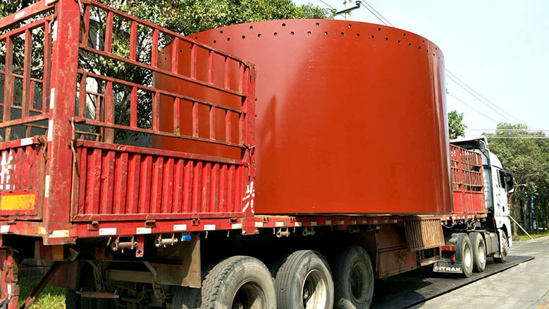 江西萬年青水泥客戶Φ4.8×2.47m回轉(zhuǎn)窯筒體